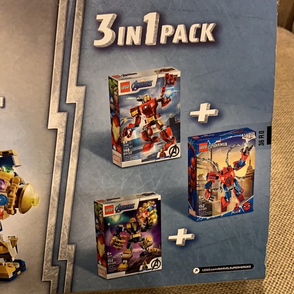 LEGO Super Mech Pack 3 in 1 Avengers Spider-Man NEW in Box unopened - Picture 6 of 6